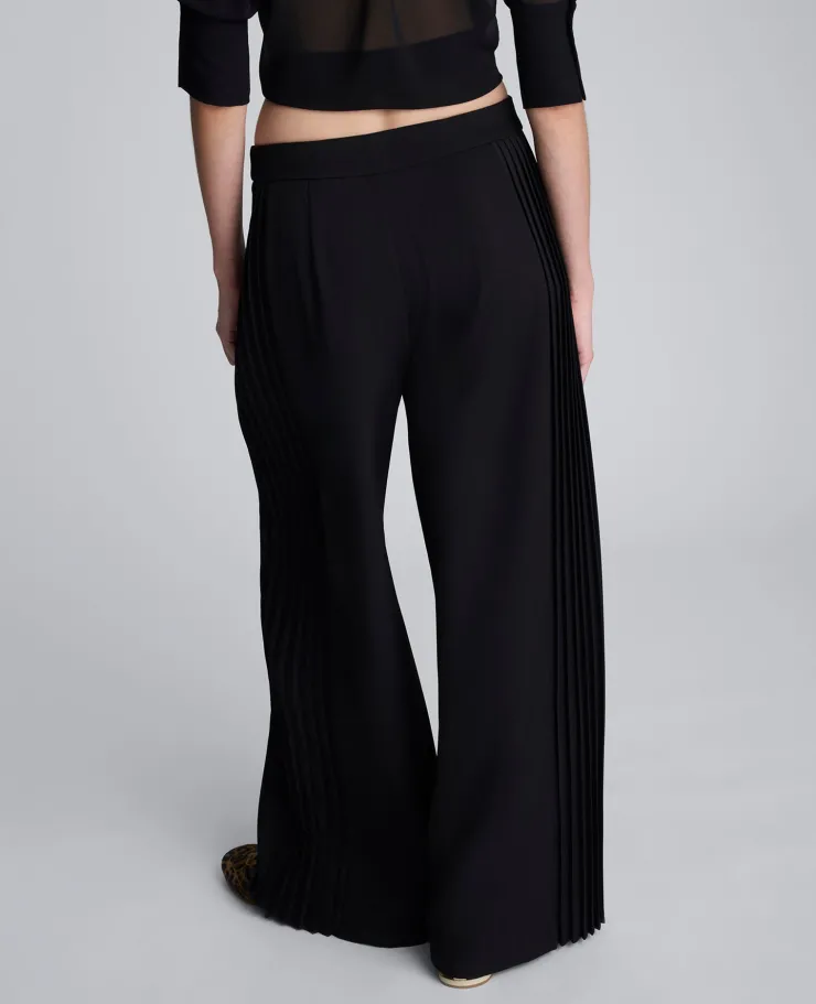 Luxe Twill Side Pleat Wide Leg Pant>Kenneth Cole Sale