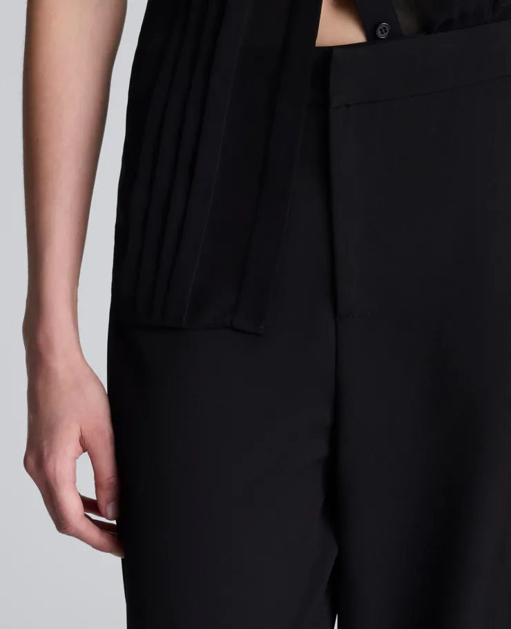 Luxe Twill Side Pleat Wide Leg Pant>Kenneth Cole Sale