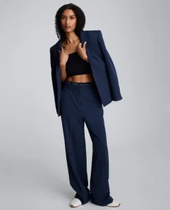 Luxe Twill Slim One Button Jacket><noscript><img width=