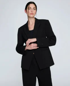 Luxe Twill Slim One Button Jacket>Kenneth Cole Clearance