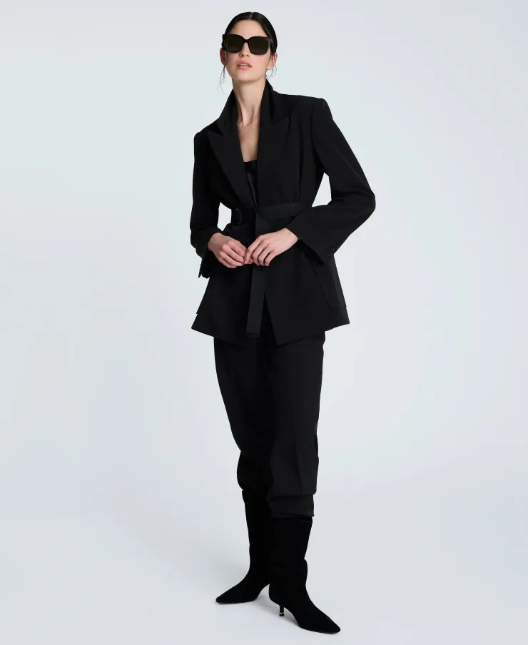 Luxe Twill Slim One Button Jacket>Kenneth Cole Clearance