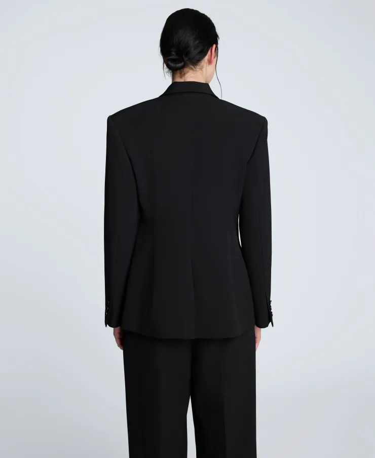 Luxe Twill Slim One Button Jacket>Kenneth Cole Clearance