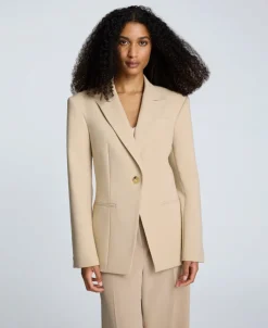 Luxe Twill Slim One Button Jacket>Kenneth Cole Online