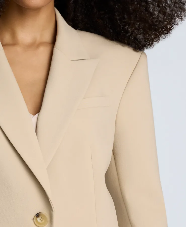 Luxe Twill Slim One Button Jacket>Kenneth Cole Online