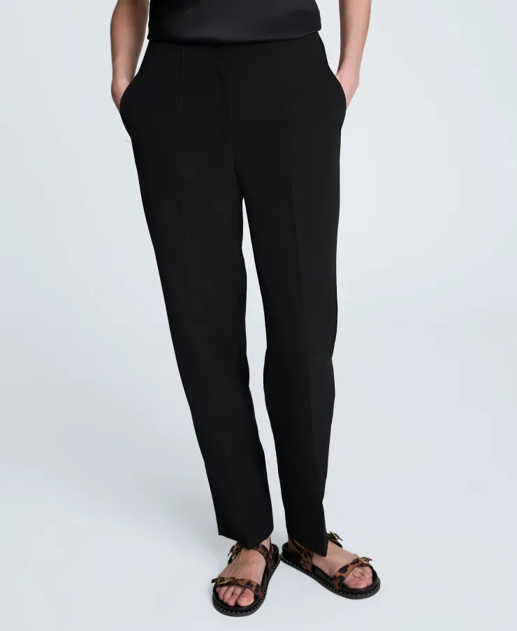Luxe Twill Straight Leg Pant>Kenneth Cole Online