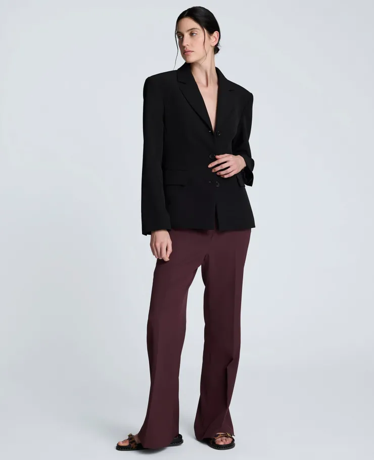 Luxe Twill Three Button Contoured Jacket>Kenneth Cole Clearance