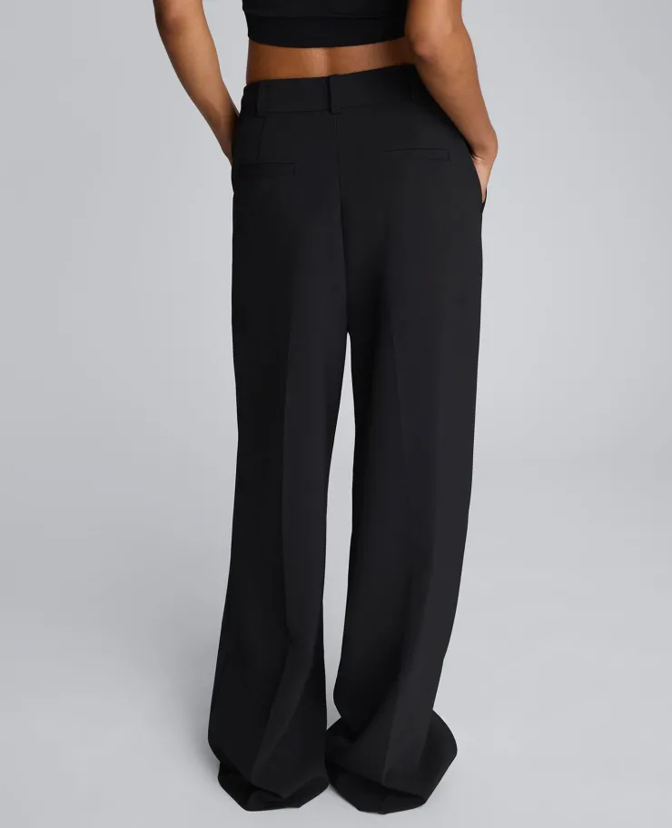Luxe Twill Wide Leg Pleat Front Pant>Kenneth Cole Discount