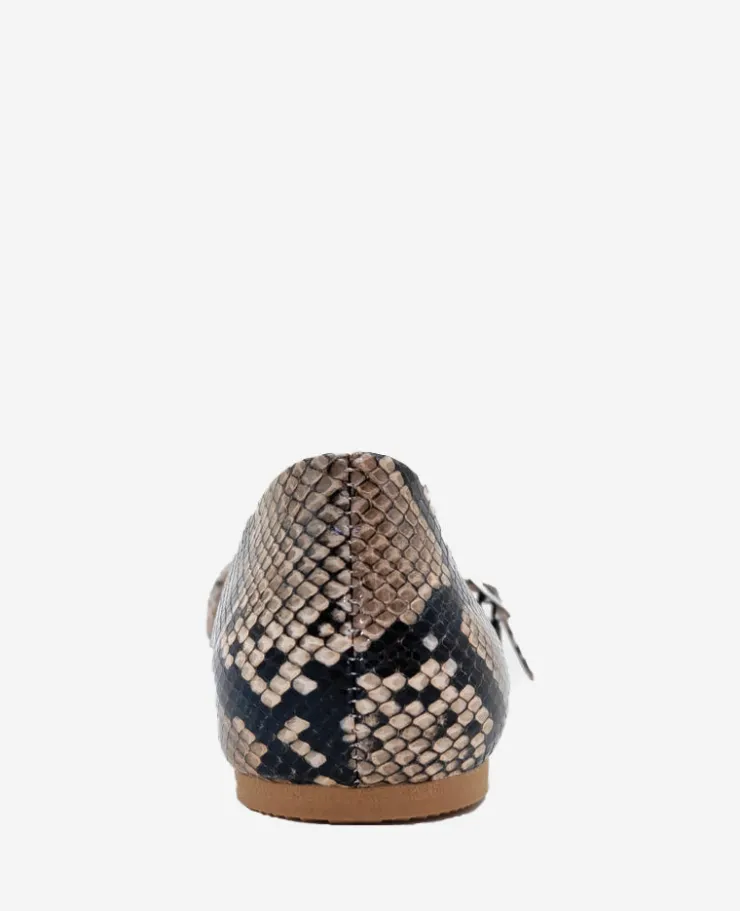 Magnolia Snakeskin Leather Ballet Flat>Kenneth Cole Outlet