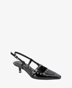 Martha Patent Eyelet Slingback Kitten Heel><noscript><img width=