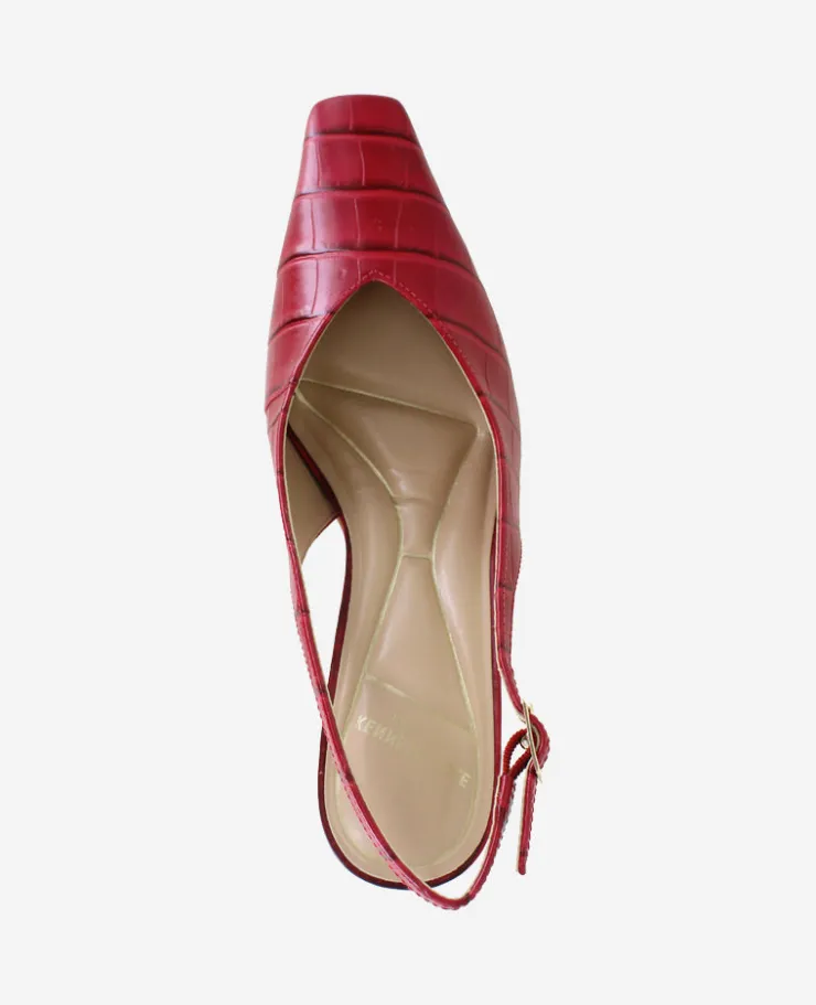 Meilani Embossed Croco Point Toe Slingback>Kenneth Cole Best