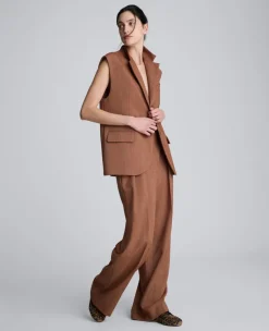Melange Oversized Vest><noscript><img width=
