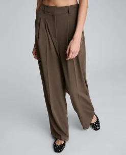 Melange Pleat Front Wide Leg Pant><noscript><img width=