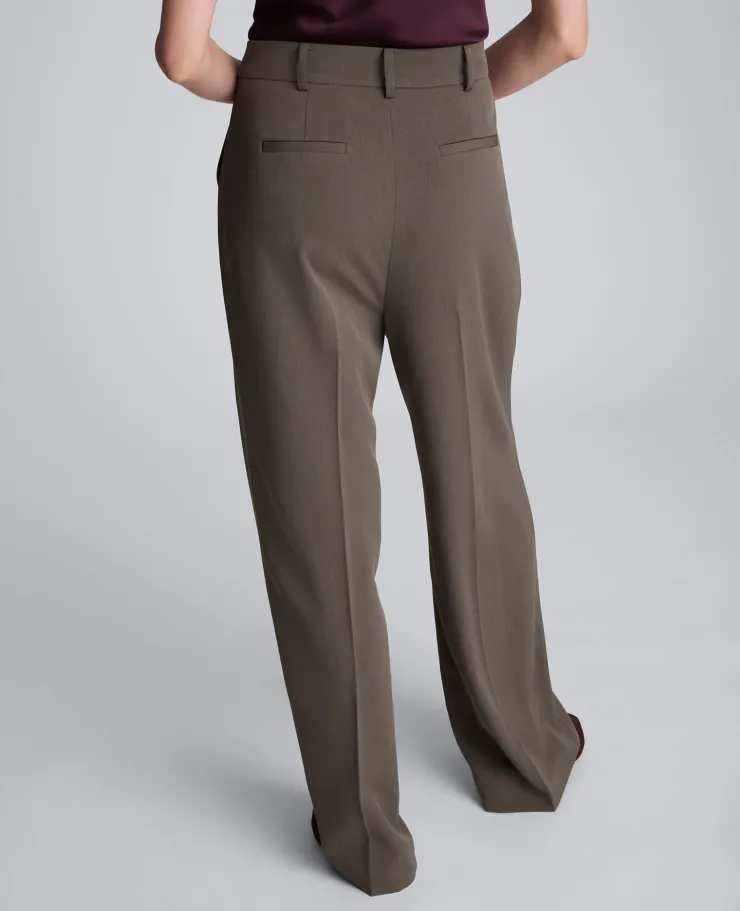 Melange Pleat Front Wide Leg Pant>Kenneth Cole Hot
