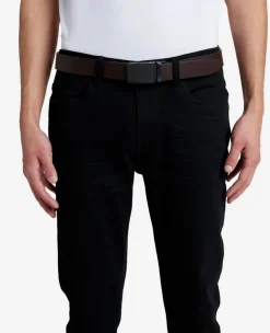 Men's TECHNI-COLE Plaque Buckle Track Lock Belt>Kenneth Cole New