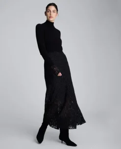 Merino Wool Cropped Mockneck Sweater><noscript><img width=