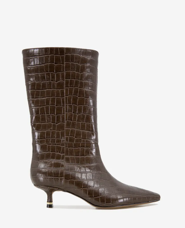 Meryl Leather Croco Bootie>Kenneth Cole Clearance
