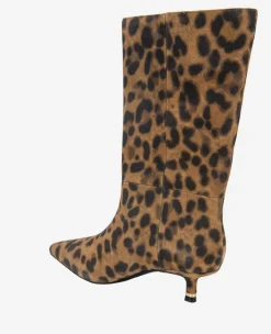 Meryl Suede Leopard Bootie><noscript><img width=
