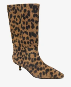 Meryl Suede Leopard Bootie><noscript><img width=