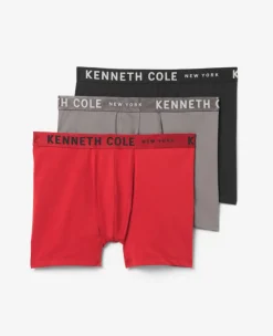 Micro Stretch Boxer Briefs 3-Pack>Kenneth Cole Outlet