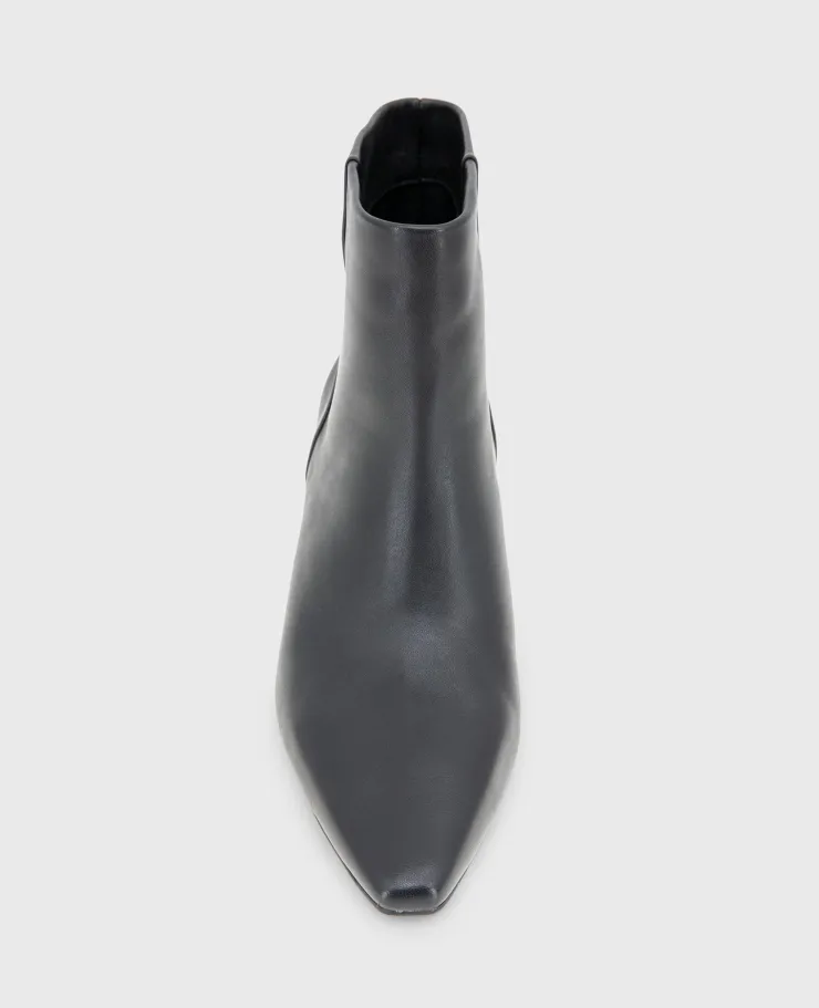 Miranda Leather Heel Bootie>Kenneth Cole Online