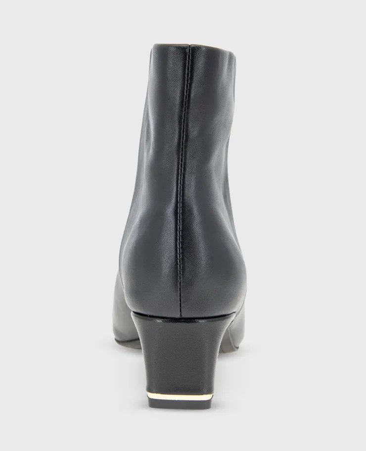 Miranda Leather Heel Bootie>Kenneth Cole Online