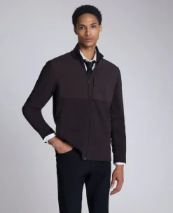 Mock Neck Full Zip Jacket>Kenneth Cole Discount