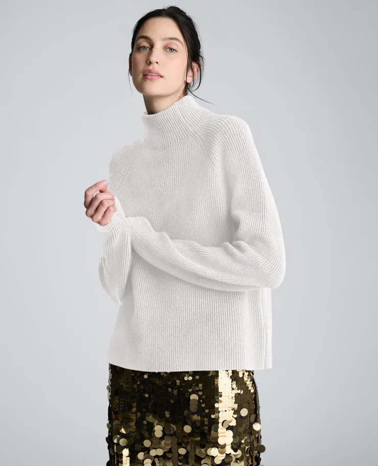 Mockneck Raglan Sleeve Sweater>Kenneth Cole Best