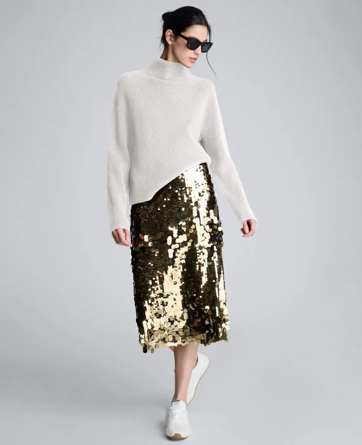 Mockneck Raglan Sleeve Sweater>Kenneth Cole Best