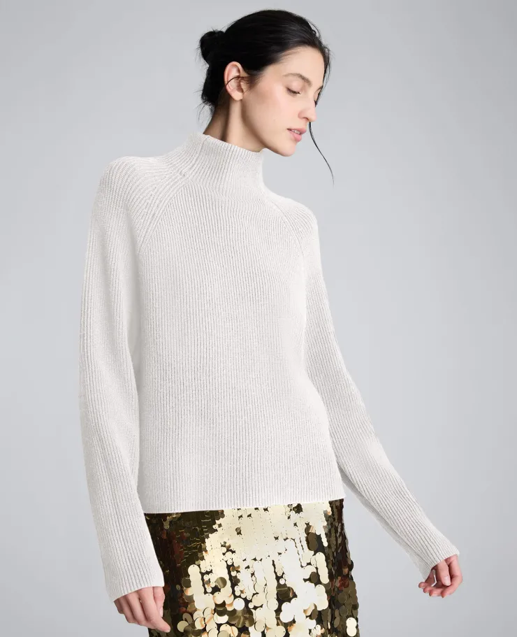 Mockneck Raglan Sleeve Sweater>Kenneth Cole Best