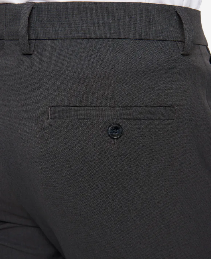 Modern-Fit Micro Check Stretch Trouser>Kenneth Cole Outlet