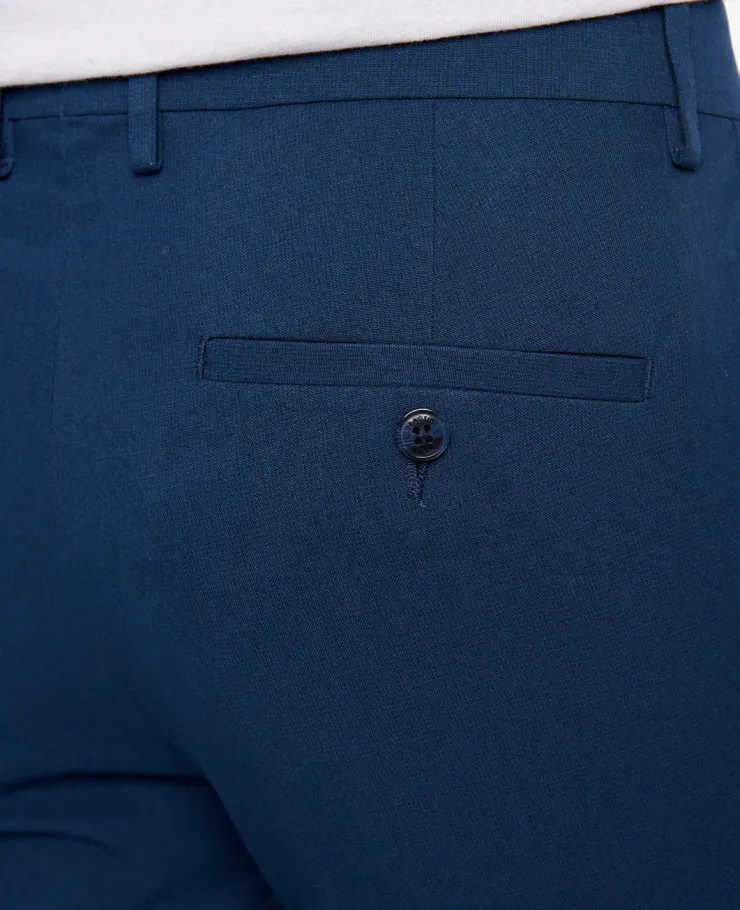 Modern-Fit Micro Check Stretch Trouser>Kenneth Cole Online