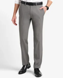 Modern-Fit Micro Check Stretch Trouser><noscript><img width=
