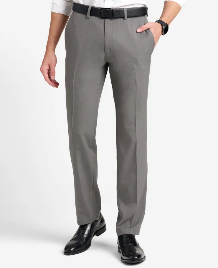 Modern-Fit Micro Check Stretch Trouser>Kenneth Cole Best