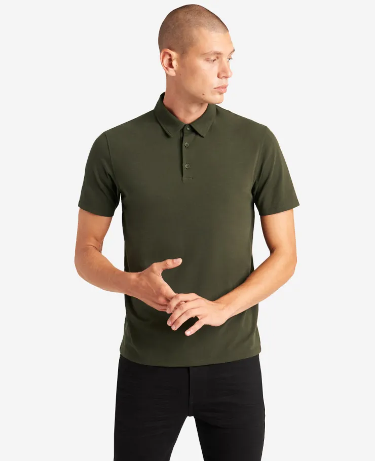 Performance Button Polo>Kenneth Cole Discount