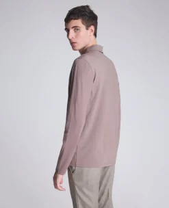 Performance Long Sleeve Johnny Collar Polo><noscript><img width=