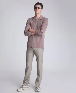 Performance Long Sleeve Johnny Collar Polo><noscript><img width=