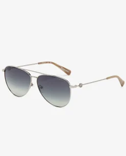 Pilot Titanium Aviator Sunglasses>Kenneth Cole Hot