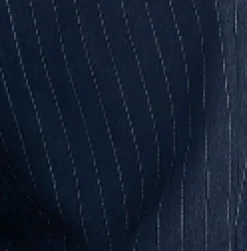 Pinstripe Fitted One Button Vest><noscript><img width=