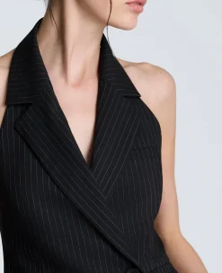 Pinstripe Halter Vest><noscript><img width=