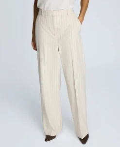 Pinstripe High Rise Wide Leg Pant>Kenneth Cole Hot