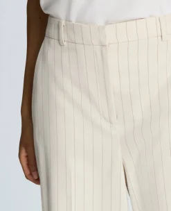 Pinstripe High Rise Wide Leg Pant><noscript><img width=