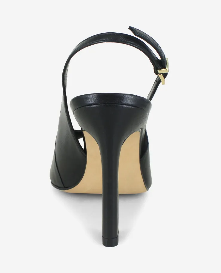 Priya Leather Peep Toe Slingback Heel>Kenneth Cole Sale