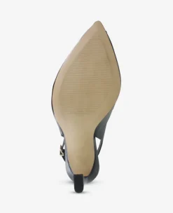 Priya Leather Peep Toe Slingback Heel><noscript><img width=