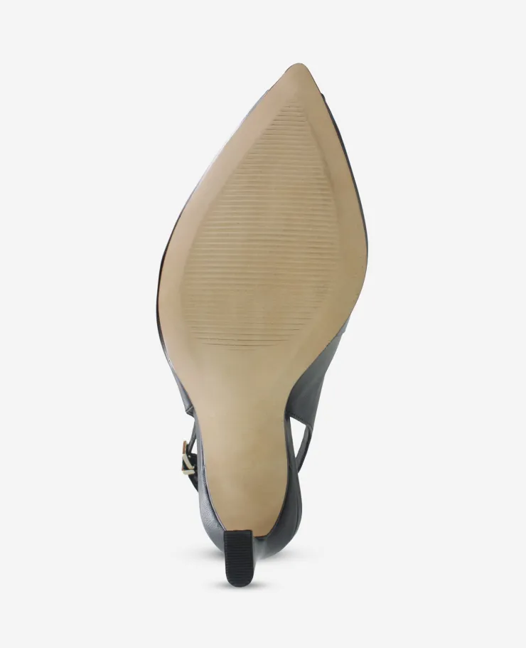 Priya Leather Peep Toe Slingback Heel>Kenneth Cole Sale