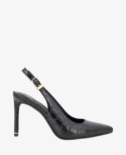 Quinnly Leather Croco Slingback Heel>Kenneth Cole Sale