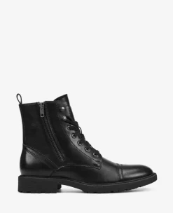 REACTION - Captain Cap Toe Double Zip Combat Boot>Kenneth Cole Discount
