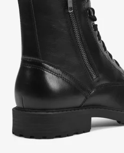 REACTION - Captain Cap Toe Double Zip Combat Boot><noscript><img width=