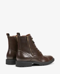 REACTION - Captain Cap Toe Double Zip Combat Boot><noscript><img width=