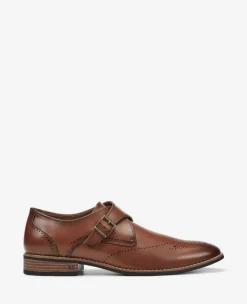 REACTION - Cheer Brogue Single Monk Strap>Kenneth Cole