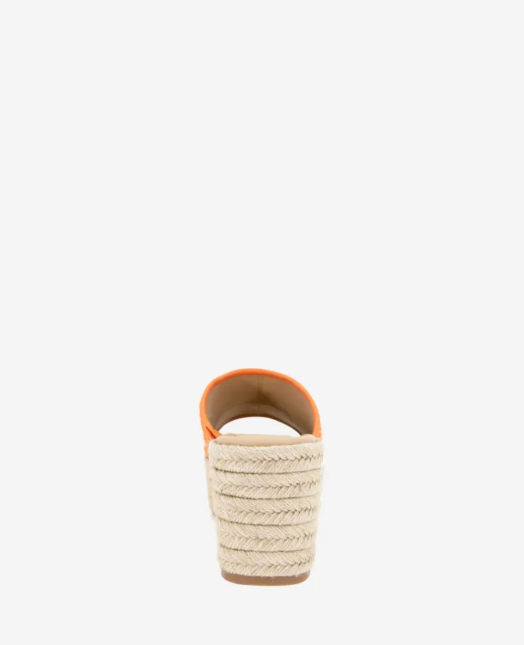 REACTION - Elissa Platform Raffia Sandal>Kenneth Cole Discount